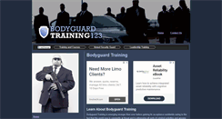 Desktop Screenshot of bodyguardtraining123.com